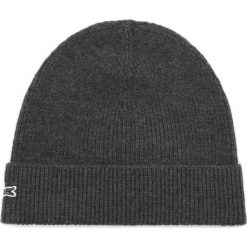 Lacoste Czapka Szary. Szare czapki męskie Lacoste, bez wzorów, z wełny. Za 171,95 zł.