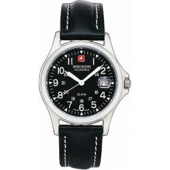 Zegarek Swiss Military Hanowa Męski 06-4013.04.007.07. Czarne zegarki męskie marki Swiss Military Hanowa. Za 593,00 zł.