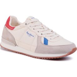 Sneakersy PEPE JEANS - Tinker Jogger PMS30614 Blue 551. Brązowe sneakersy męskie Pepe Jeans, bez zapięcia. W wyprzedaży za 259,00 zł.