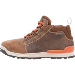 Ecco OREGON Buty trekkingowe brown. Brązowe buty trekkingowe męskie ecco, z materiału, outdoorowe. Za 659,00 zł.