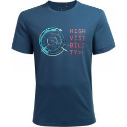 T-shirt męski TSM604 - denim - Outhorn. Szare koszulki męskie marki Outhorn, m, bez wzorów, z bawełny, bez kołnierzyka. W wyprzedaży za 29,99 zł.