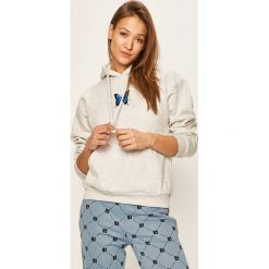Local Heroes - Bluza. Szare bluzy damskie LOCAL HEROES, s, z aplikacjami, z bawełny, bez rękawów, z kapturem. Za 279,90 zł.