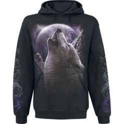 Bejsbolówki męskie: Spiral Wolf Soul Bluza z kapturem czarny