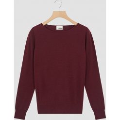 Sweter w kolorze bordowym. Czerwone swetry damskie Rodier, z wełny, klasyczne. W wyprzedaży za 152,95 zł.