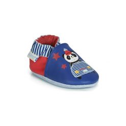 Kapcie niemowlęce Dziecko Robeez PANDA AUTO. Niebieskie buciki niemowlęce Robeez, bez zapięcia. Za 139,00 zł.