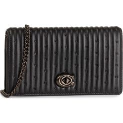 Saszetka nerka COACH - Qlting Convrt Blt Ba 76152 Vs/Black. Czarne nerki damskie Coach, bez wzorów, ze skóry, eleganckie, bez dodatków. W wyprzedaży za 1279,00 zł.