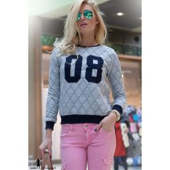 Bluza. Szare bluzy damskie Fasardi, bez wzorów, bez rękawów, bez kaptura. Za 59,20 zł.