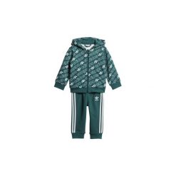 Zestawy dresowe adidas Dres z bluzą z kapturem Trefoil Monogram. Zielone bluzy chłopięce rozpinane marki Adidas, z dresówki, z kapturem. Za 229,00 zł.