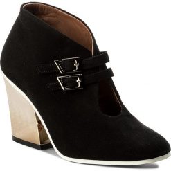 Buty zimowe damskie: Botki BALDOWSKI – D02126-3868-G01 Czarny Zamsz