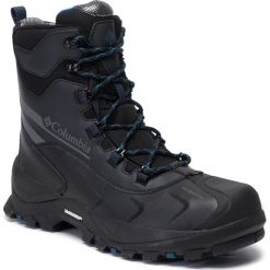 Śniegowce COLUMBIA - Bugaboot Plus IV BM5978 Black/Phoenix Blue 010. Czarne śniegowce męskie Columbia, bez zapięcia, omni-heat (columbia). Za 769,00 zł.