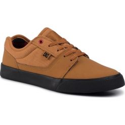 Tenisówki DC - Tonik Wnt ADYS300153 Wheat/Black(Wea). Pomarańczowe trampki męskie DC, bez wzorów, ze skóry, klasyczne, bez zapięcia. W wyprzedaży za 219,00 zł.