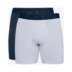 Under Armour Tech™ Mesh 6'' Bokserki Niebieski Biały. Niebieskie bokserki męskie Under Armour, bez wzorów, z elastanu. Za 188,95 zł.