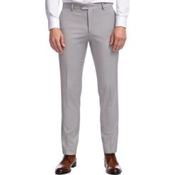 Spodnie LEONARDO GDPS900328. Szare spodnie męskie Giacomo Conti, s, bez wzorów, eleganckie. Za 349,00 zł.