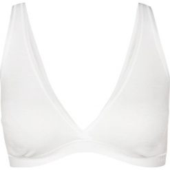 Biustonosze bardotka: Hanro COTTON SEAMLESS Biustonosz z trójkątną miseczką white
