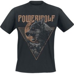 Powerwolf Fullmoon T-Shirt czarny. Czarne koszulki męskie Powerwolf, s, z nadrukiem, z okrągłym kołnierzem. Za 89,90 zł.