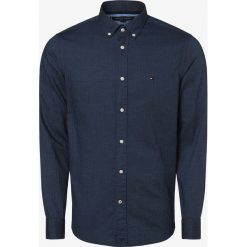 Tommy Hilfiger - Koszula męska, niebieski. Niebieskie koszule męskie TOMMY HILFIGER, m, bez wzorów, z bawełny, klasyczne, z klasycznym kołnierzykiem, bez rękawów. Za 199,95 zł.