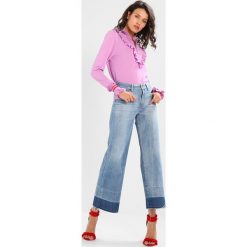 Swetry klasyczne damskie: Saint Tropez WITH ZIPPER DETAIL Sweter violet