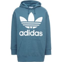 Adidas Originals TREF OVER HOOD Bluza z kapturem blablu. Szare bluzy męskie rozpinane marki adidas Originals, l, z nadrukiem, z bawełny, z kapturem. Za 379,00 zł.
