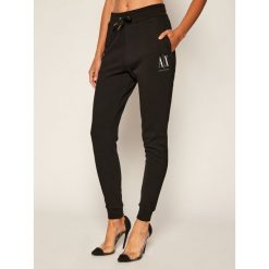 Spodnie dresowe Armani Exchange 6HYP77 YJP1Z 8207. Czarne spodnie damskie Armani Exchange, s, z dresówki. Za 489,00 zł.