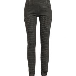 Jeansy damskie: Fashion Victim Biker Jeans Spodnie damskie khaki