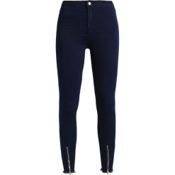 Rurki damskie: Missguided VICE HIGH WAISTED ZIP FRONT Jeans Skinny Fit black