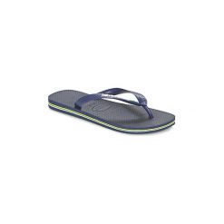 Japonki Havaianas BRASIL LOGO. Niebieskie klapki damskie Havaianas, bez wzorów. Za 98,10 zł.