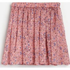 Wzorzysta spódnica mini - Pomarańczowy. Pomarańczowe spódniczki damskie Reserved, bez wzorów, mini. Za 49,99 zł.