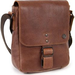 Skórzana listonoszka unisex 2JUS by DAAG Stone 4 koniakowa - koniak. Torby męskie skórzane daag. Za 209,99 zł.