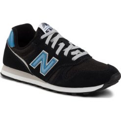 Sneakersy NEW BALANCE - ML373AB2 Czarny. Czarne sneakersy męskie New Balance, na co dzień, bez wzorów, ze skóry, bez zapięcia. Za 299,00 zł.