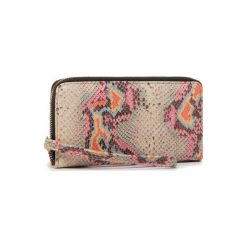 PORTFEL ACCCESSORIES 1W1-034-SS20 Różowy. Różowe portfele damskie ACCCESSORIES, bez wzorów, ze skóry ekologicznej. Za 49,99 zł.