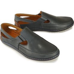 ŁUKBUT 1586 caro jeans, półbuty męskie. Półbuty męskie Łukbut, bez wzorów, z jeansu, bez zapięcia. Za 199,90 zł.