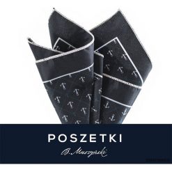 Poszetki męskie: Poszetka w kotwice