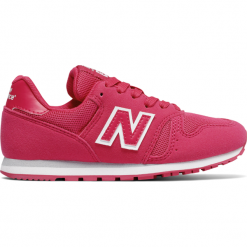 New Balance KJ373NKY. Różowe buciki niemowlęce marki New Balance, z materiału. W wyprzedaży za 129,99 zł.