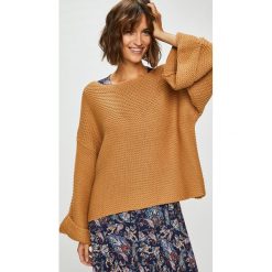 Answear - Sweter. Brązowe swetry oversize damskie ANSWEAR, l, z dzianiny. W wyprzedaży za 79,90 zł.
