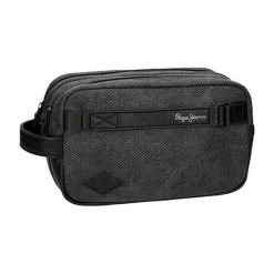 Kosmetyczki męskie: Kosmetyczka w kolorze szarym – (S)26 x (W)16 x (G)12 cm