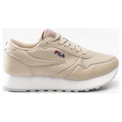Kremowe Damskie Buty Fila ORBIT ZEPPA L WMN 71E. Białe sneakersy damskie Molly.pl, ze skóry. Za 389,00 zł.