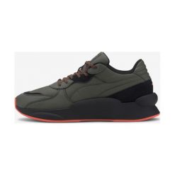 Puma Tenisówki Czarny Zielony. Czarne trampki męskie Puma, bez wzorów, z materiału, bez zapięcia. Za 395,95 zł.