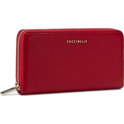 Portfele damskie: Duży Portfel Damski COCCINELLE – AW5 Metallic Soft E2 AW5 11 64 01 Coquelicot 209