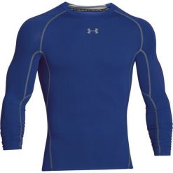 Koszulki sportowe męskie: Under Armour Koszulka męska HeatGear Compression Longsleeve niebieska r. XL (1257471-400)