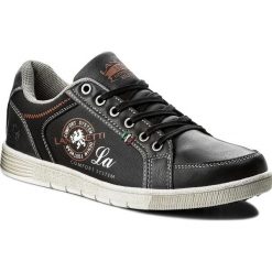 Sneakersy LANETTI - MP40-7016Y Czarny. Czarne sneakersy męskie marki Lanetti, bez zapięcia. Za 119,99 zł.