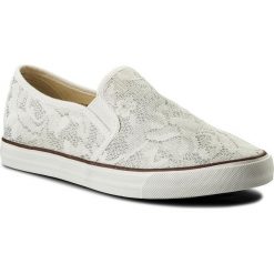 Tenisówki NYLON RED - WSJGH07 Biały 1. Białe półbuty damskie Nylon Red, na co dzień, bez wzorów, z gumy, bez obcasa, na płaskiej podeszwie, bez zapięcia. Za 59,99 zł.