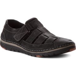 Półbuty SERGIO BARDI - Carbonate SS127306818SN 401. Czarne półbuty skórzane męskie marki Sergio Bardi, na co dzień. W wyprzedaży za 129,00 zł.