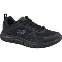 Skechers Track-Scloric 52631-BBK buty do biegania męskie czarne 41,5. Czarne buty sportowe męskie Skechers, ze skóry, bez zapięcia, do biegania. W wyprzedaży za 199,99 zł.