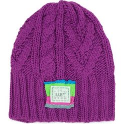 Czapka damska beanie Luz blues fioletowa. Fioletowe czapki zimowe damskie Art of Polo. Za 37,60 zł.