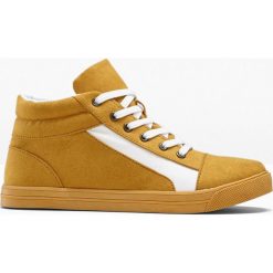 Wysokie sneakersy bonprix żółty curry. Pomarańczowe sneakersy damskie bonprix. Za 54,99 zł.