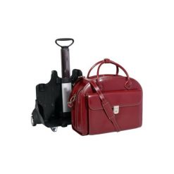 Torba MCKLEIN Glen Ellyn 15.6 cali Czerwony. Czerwone torby na laptopa Mcklein, bez wzorów, ze skóry, eleganckie. Za 1310,99 zł.