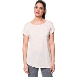 T-shirty damskie: Koszulka „Manu” w kolorze biało-pomarańczowym