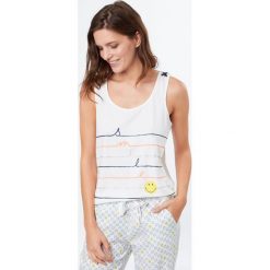 Piżamy damskie: Etam – Top piżamowy Sandy-Debardeur Smiley World