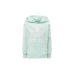 Bluzy Dziecko adidas Bluza z kapturem Snap. Zielone bluzy dziewczęce marki Adidas, z kapturem. Za 179,00 zł.