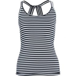 Topy sportowe damskie: Curare Yogawear MULTI SPAGHETTI Koszulka sportowa blue/white
